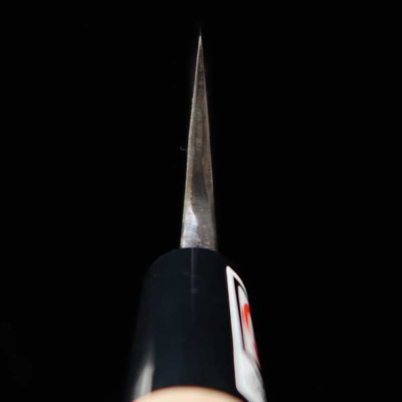 Ikenami Hamono IKENAMI HAMONO Shirogami No.1 inox manche cerisier Deba double biseau (130-180 mm)
