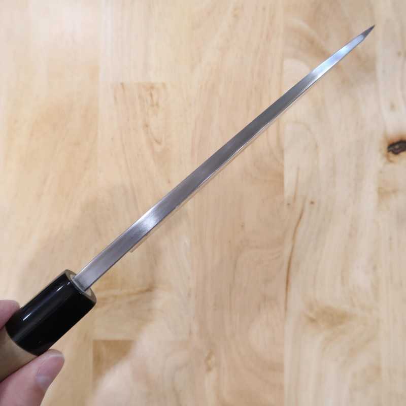 Masamoto Sohonten Deba, Shirogami No. 2, with a Chestnut-Shaped Handle (150-210mm)