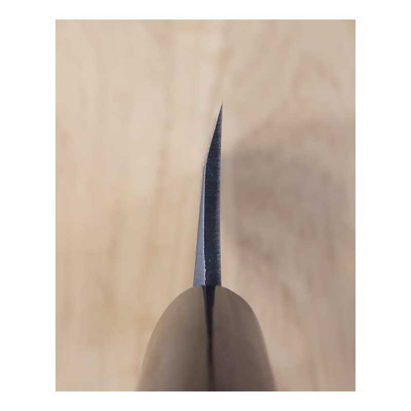 Miura Acero Blanco No.2 Damasco Deba Mango de palo de rosa en forma de castaña (150-210 mm)