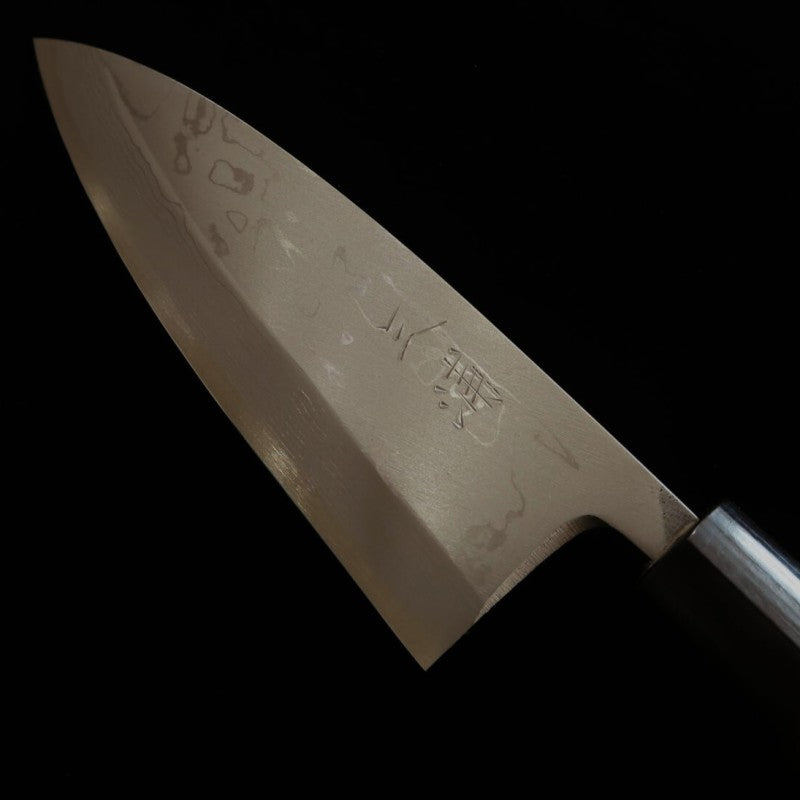 Deba MIURA Aogami No.2 Damasco Mango de palisandro para zurdos (150 mm)