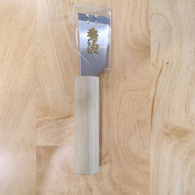 Hidetsugu Leather Knife Carbon Steel (36mm)
