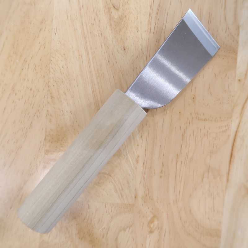 Hidetsugu Leather Knife Carbon Steel (36mm)