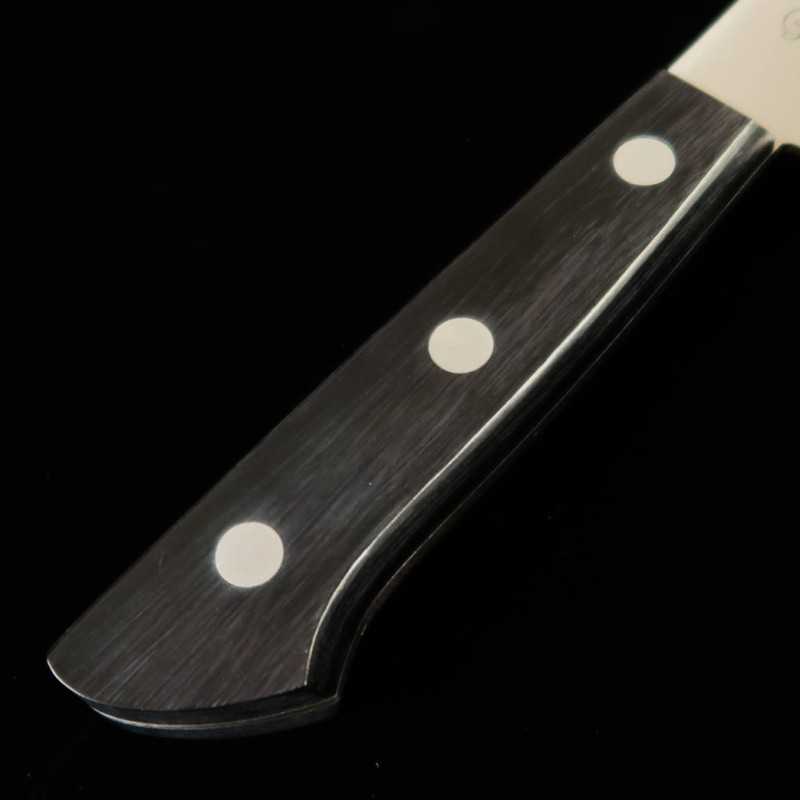 Honesuki MASAHIRO MV acero inoxidable mango cuadrado de madera reforzada laminada (150mm)