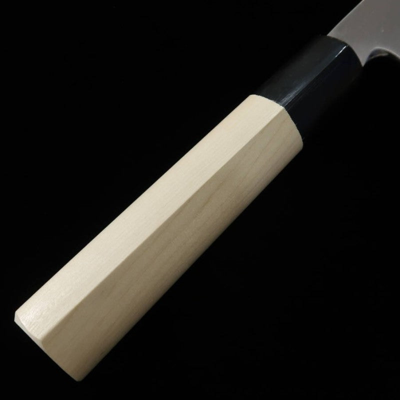 Sakai Takayuki Gokujo Shirogami No. 2 Garasaki Magnolia wood Handle (180mm)