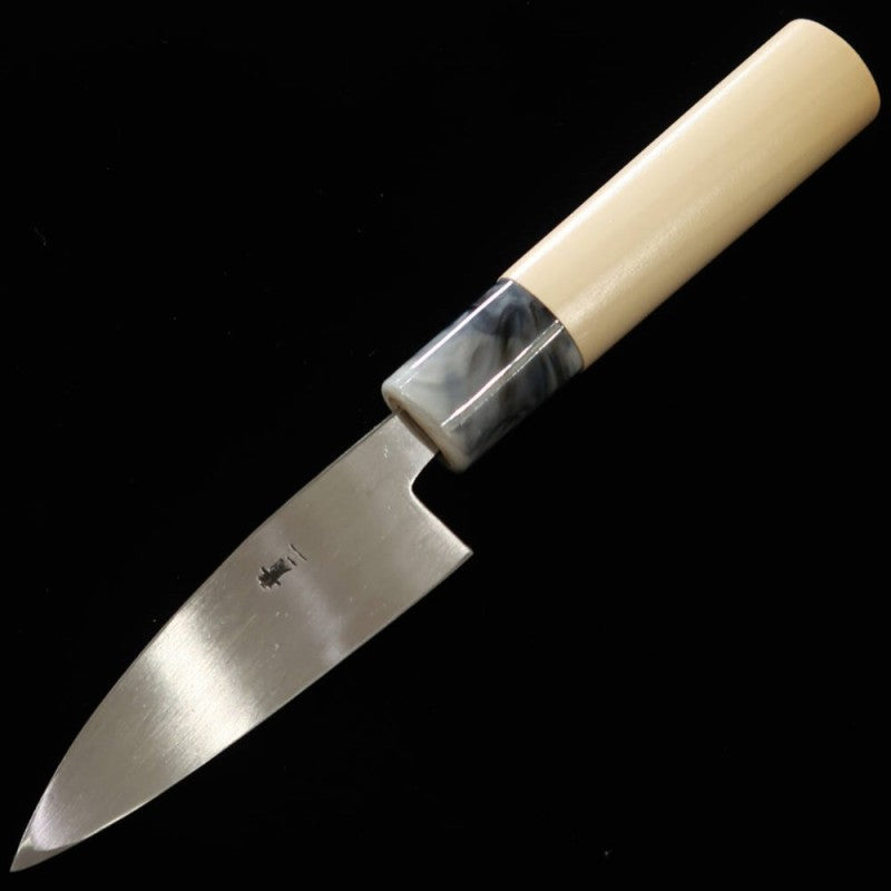 三浦 MIURA 貝裂き 青紙二号 黒打ち 桂柄 (75/90mm)