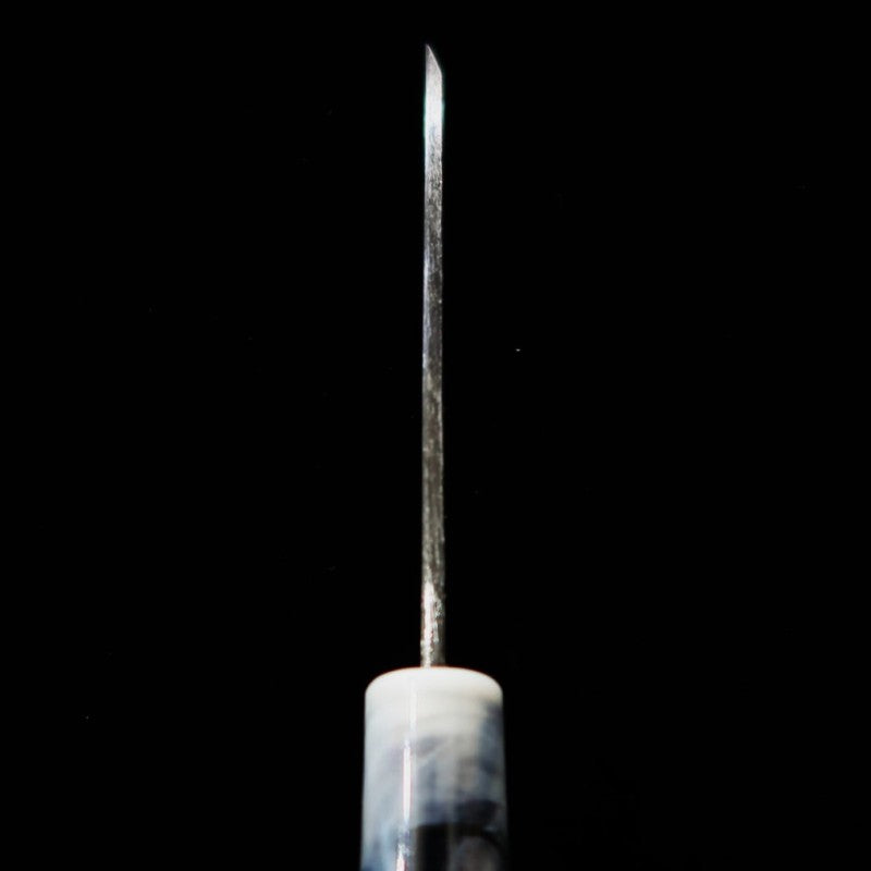 三浦 MIURA 貝裂き 青紙二号 黒打ち 桂柄 (75/90mm)