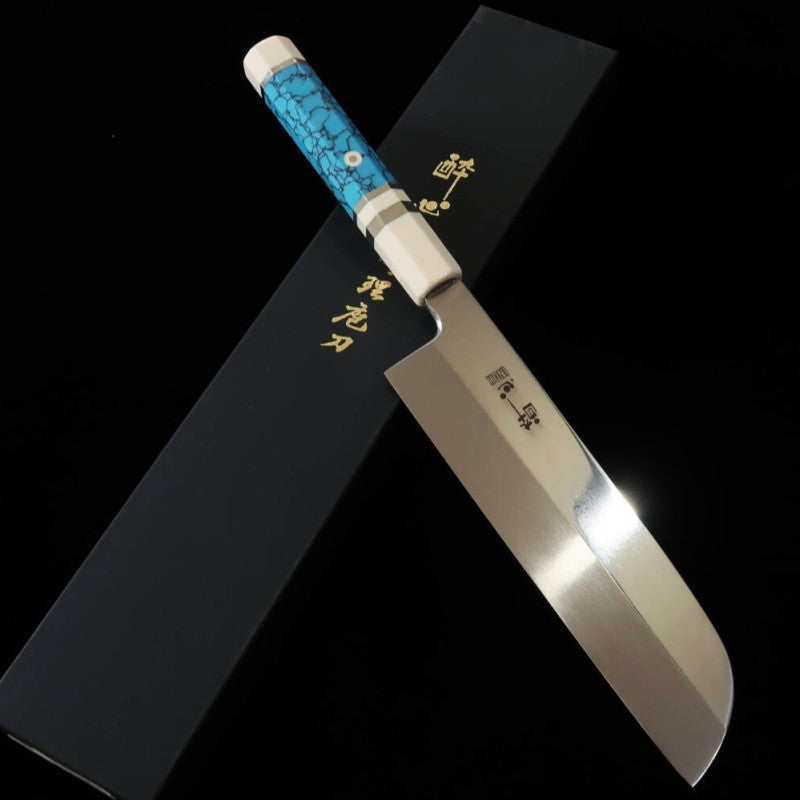 酔心 SUISIN INOX 本焼和包丁 鎌薄刃 カスタムハンドル (210mm)