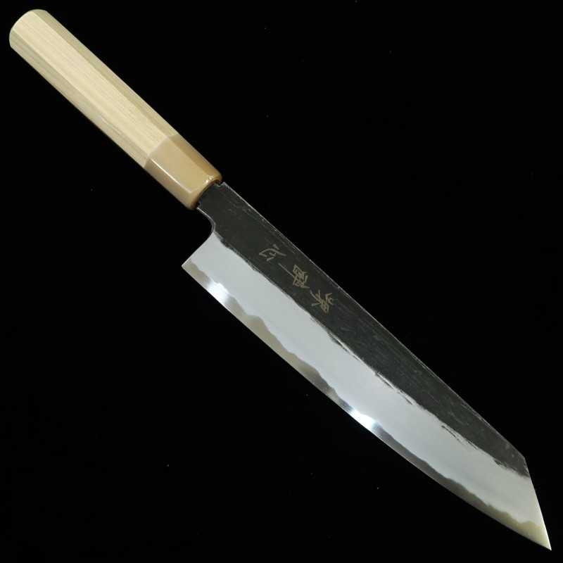 SUISIN Gyuto Kenji Togashi forge noire, acier blanc No.2, forme Ken (210/240mm)
