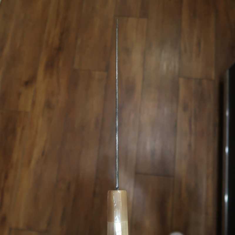 SUISIN Gyuto Kenji Togashi forge noire, acier blanc No.2, forme Ken (210/240mm)