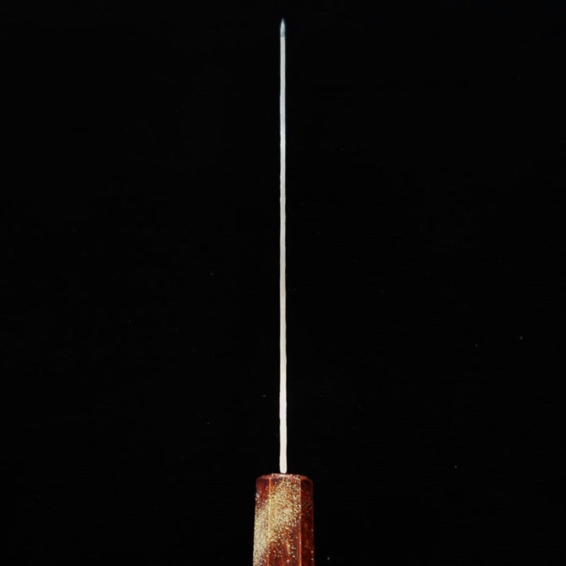 堺孝行 Sakai Takayuki 星連 剣型牛刀 VG10 33層ダマスカス 樫漆柄 (190mm)