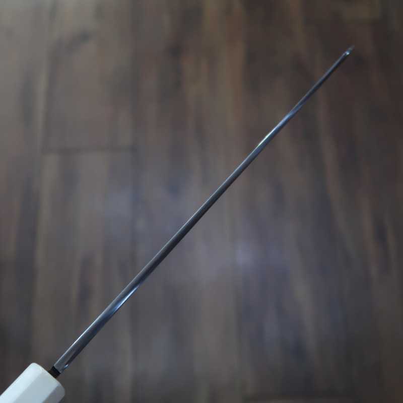 Suishin SUISIN Fabriqué par Kenji Togashi Acier blanc forgé Kiritsuke avec fourreau laqué Manche en ébène et ivoire (270 mm)