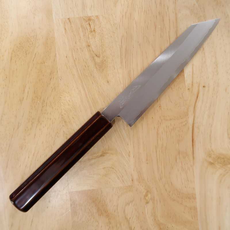 HADO GIN3 Kiritsuke Petty Manche octogonal en cerisier laqué (150 mm)