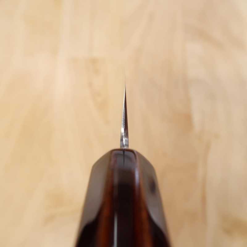 HADO GIN3 Kiritsuke Petty Manche octogonal en cerisier laqué (150 mm)