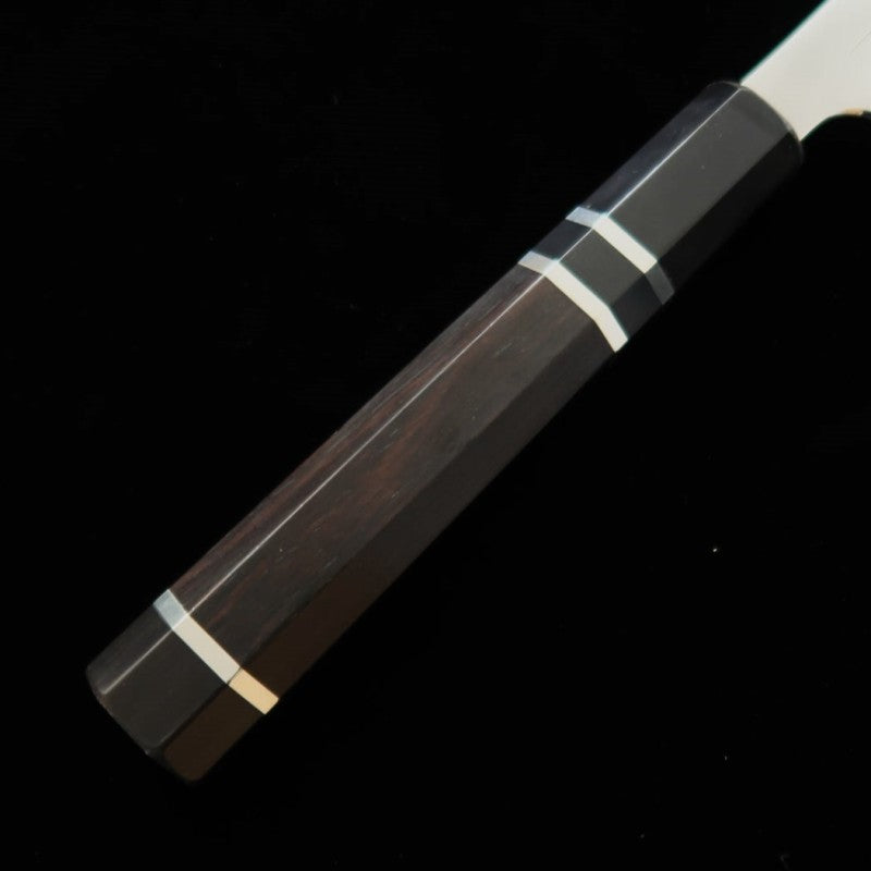 田所刃物 TADOKORO HAMONO 真琴作 鏡面 銀紙三号 切付筋引 黒檀銀巻柄 (270mm)
