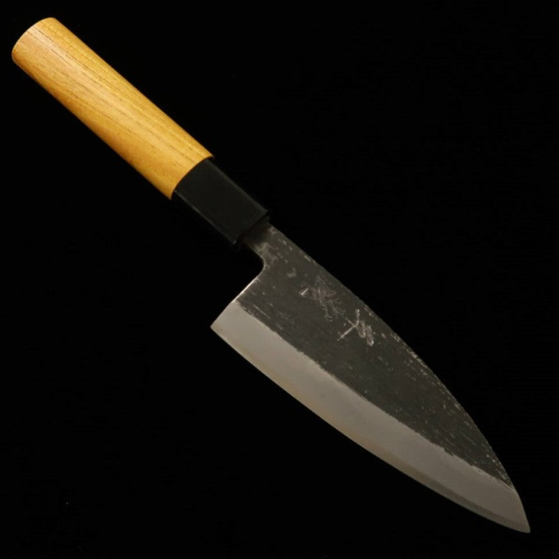 Deba MIURA aogami nº2, grosor 4 mm, mango de olmo (pequeño) (105/120 mm)
