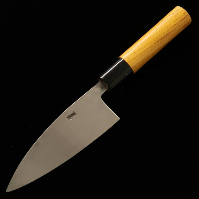 Deba MIURA aogami nº2, grosor 4 mm, mango de olmo (pequeño) (105/120 mm)