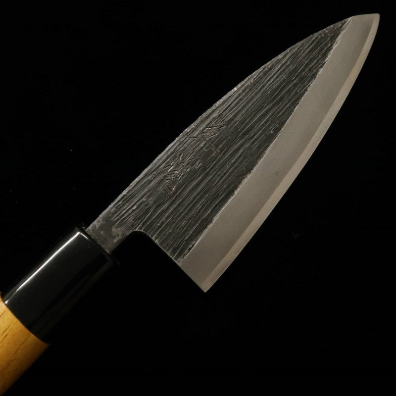 Deba MIURA aogami nº2, grosor 4 mm, mango de olmo (pequeño) (105/120 mm)