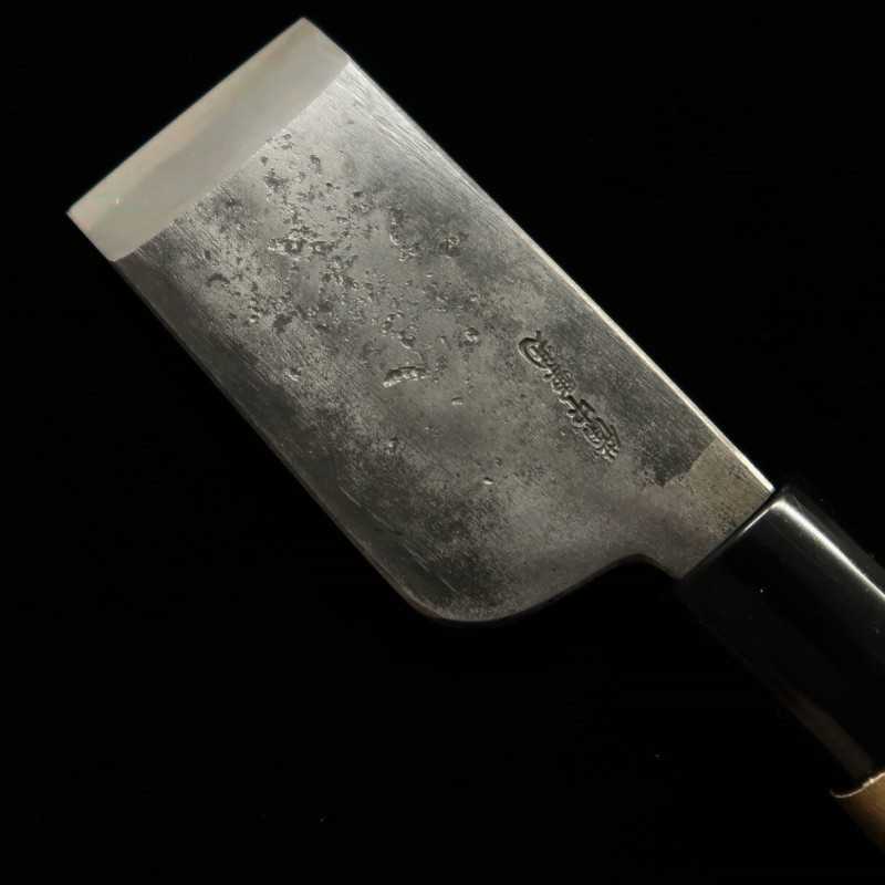 MIWA Miwa Hakushi No.1 Kuro-uchi Couteau à cuir pour gaucher (42 mm)