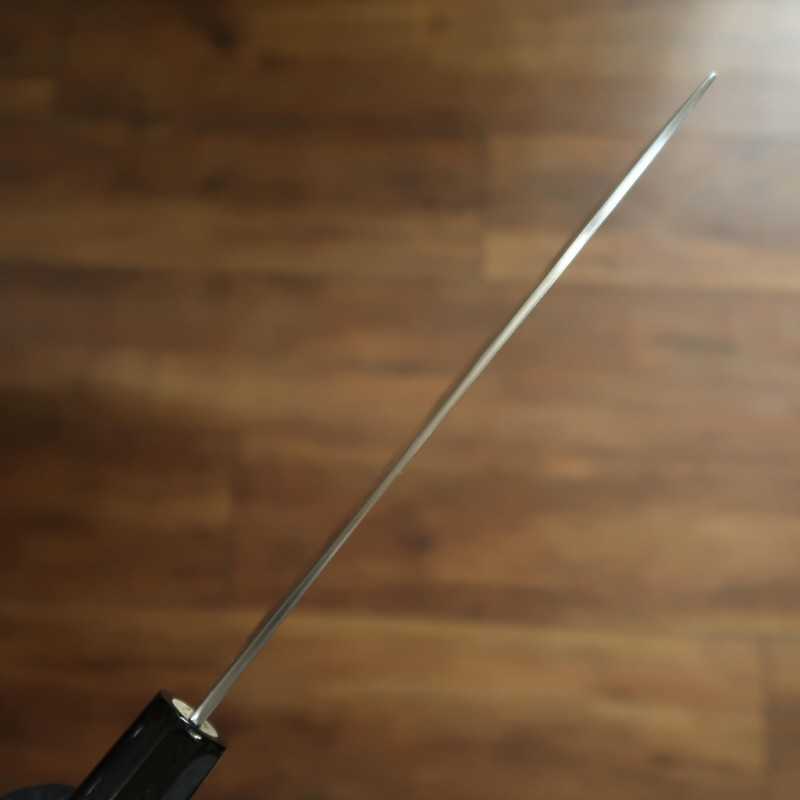 Nakiri SAKAI KIKUMORI Shirogami No. 2 Kikuzuki Kasumi Cabo de magnólia (180mm)