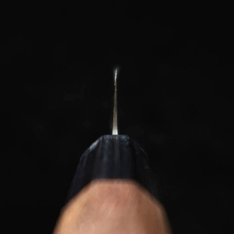 Petty KAGEKIYO ZA-18 Acabamento Damasco blackcabo Octogonal em Nogueira (150mm)