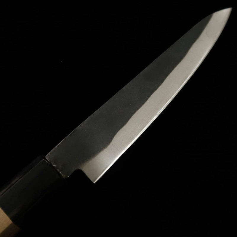 Miura – Petty Blue Paper n°1, revêtement inox, finition kuro-uchi, manche octogonal en magnolia (150 mm)