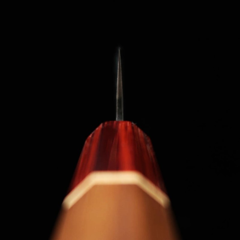 Miura Petty Murasame Blue Steel No.2 Black Finish (135mm)