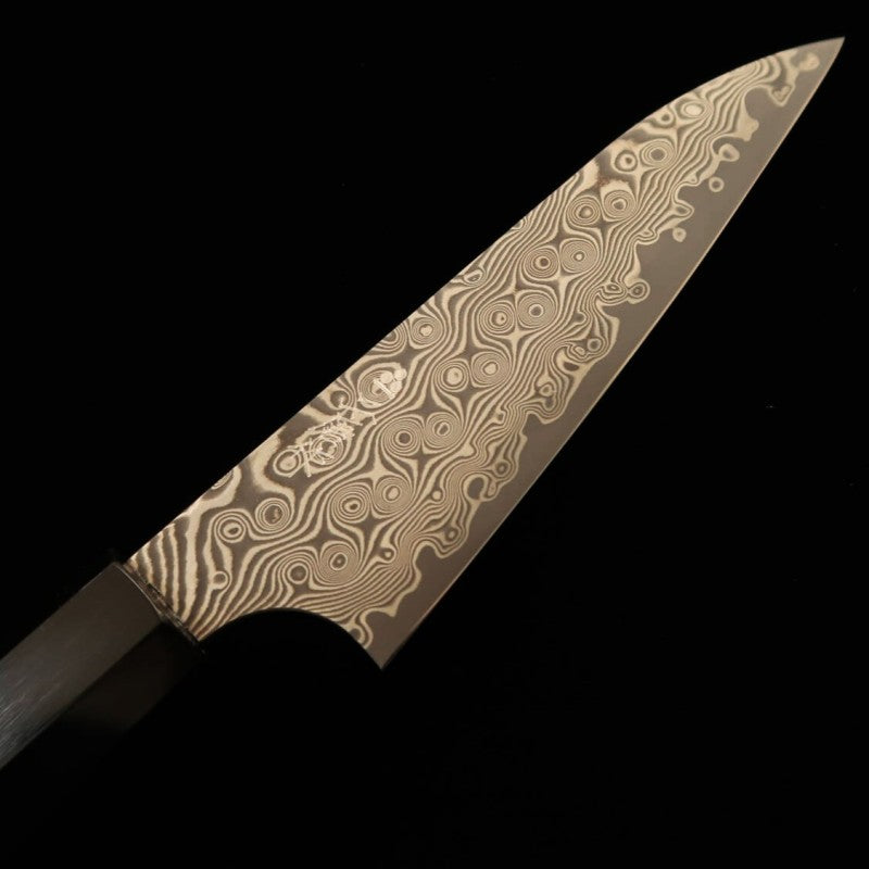 Petty NIGARA SG2 Black Damasco Cabo de Ébano e chifre de Buffalo (120mm)