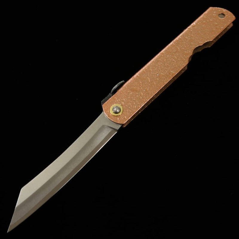 HIGONOKAMI em Aogami Warikomi Respingos de Água na cor marrom (72mm)