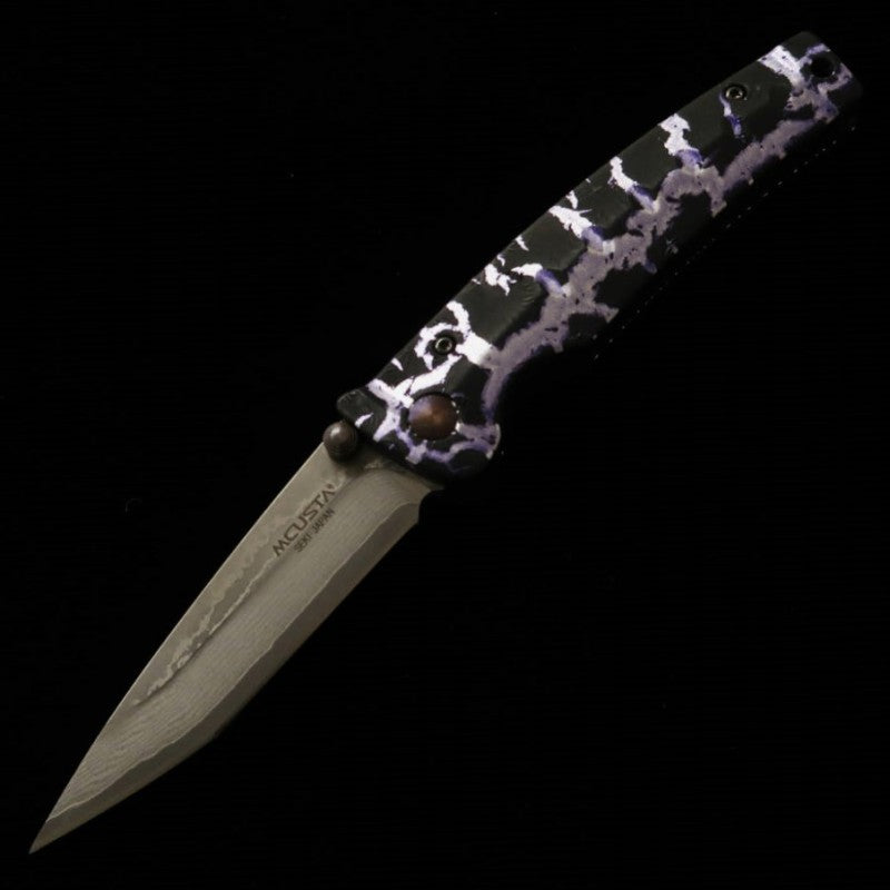MCUSTA édition limitée Infinity 004 Purple Haze Damascus MC-004DCD12 (85 mm)