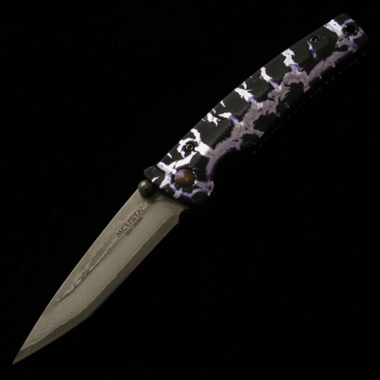 Canivete MCUSTA Edição limitada Infinity 004 Purple Haze Damascus (85mm)