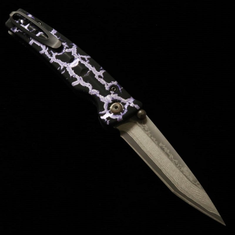MCUSTA édition limitée Infinity 004 Purple Haze Damascus MC-004DCD12 (85 mm)