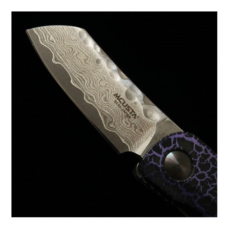 MCUSTA limited edition Infinity 021 Purple Haze Hammered Damascus MC-021DHD12 (45mm)
