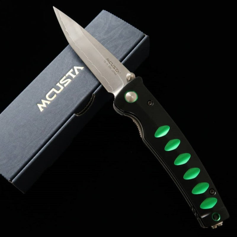 MCUSTA - Série Katana - MC-0044C - VG-10 - noir/vert (85mm)