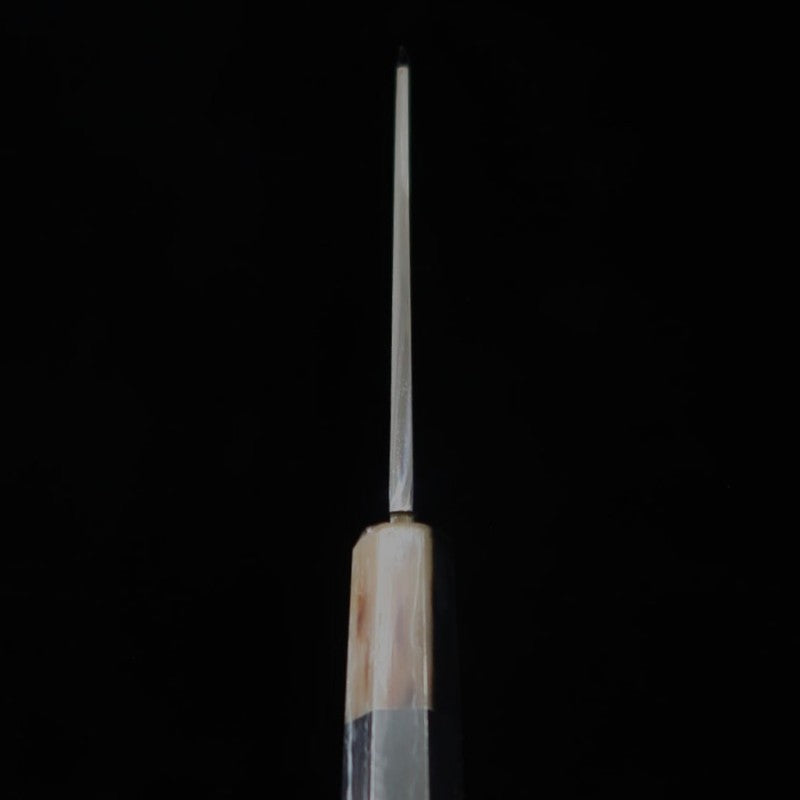 Suisin SUISIN, œuvre de Kenji Togashi, Mizuhonyaki, Sabaki Higashi, Blue Paper No.2, manche en ébène (150 mm)
