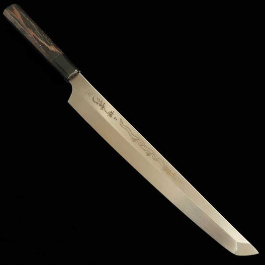 SAKAI TAKAYUKI Genbu VG10 Sakimaru Takohiki Wenge Octagonal Handle (300mm)