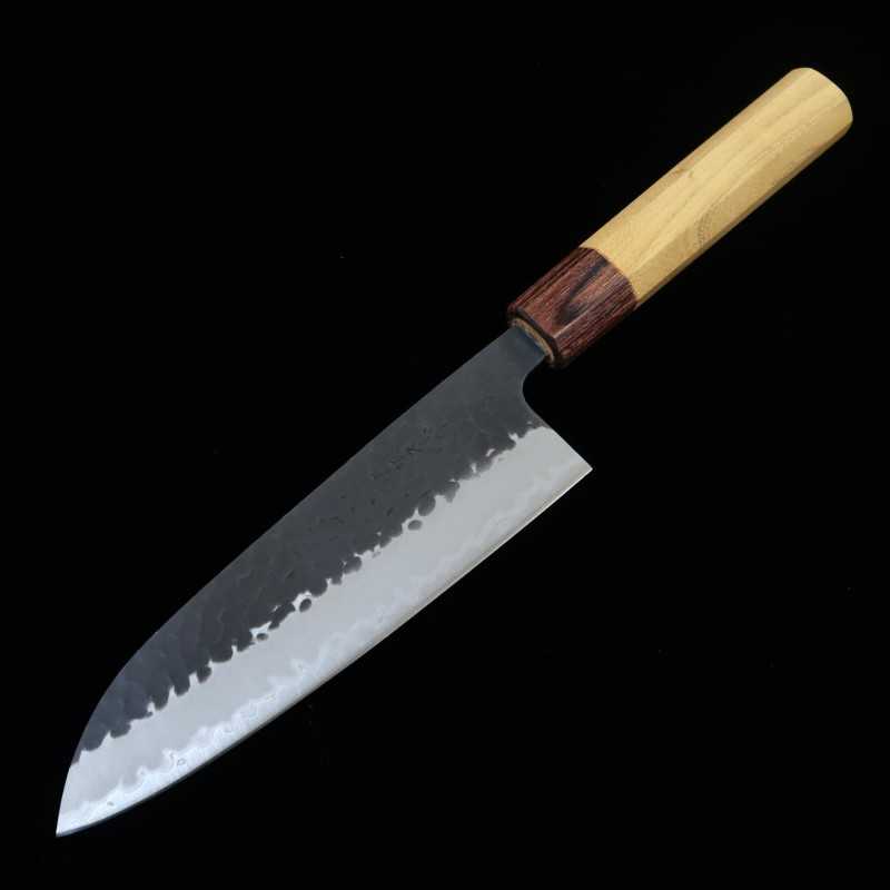 MIURA Santoku Aogami Super steel Black Knife (165mm)