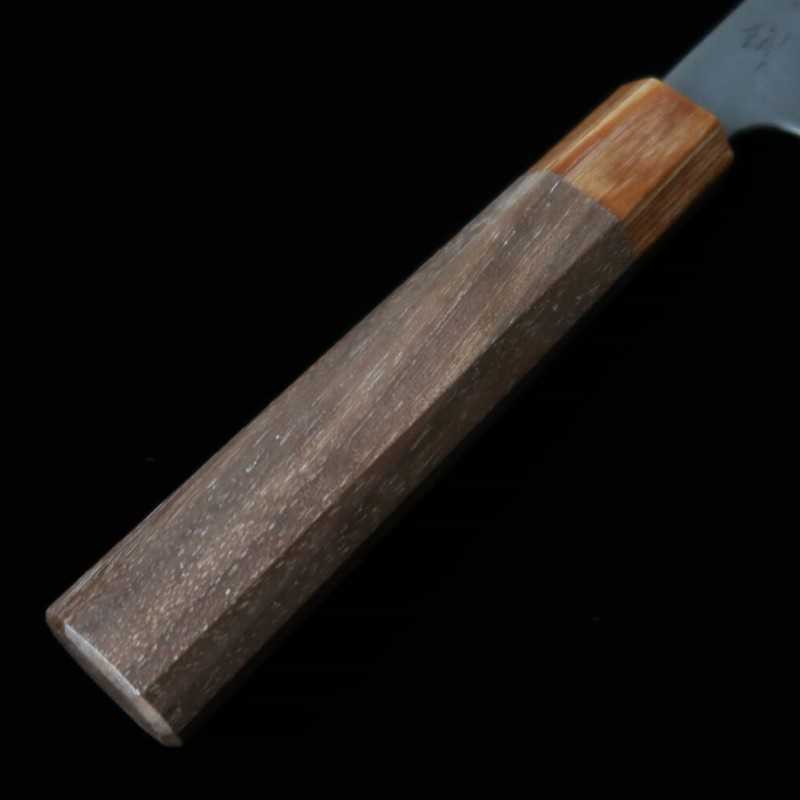 Santoku MIURA Aogami No. 2 with Walnut Octagonal Handle (165mm)