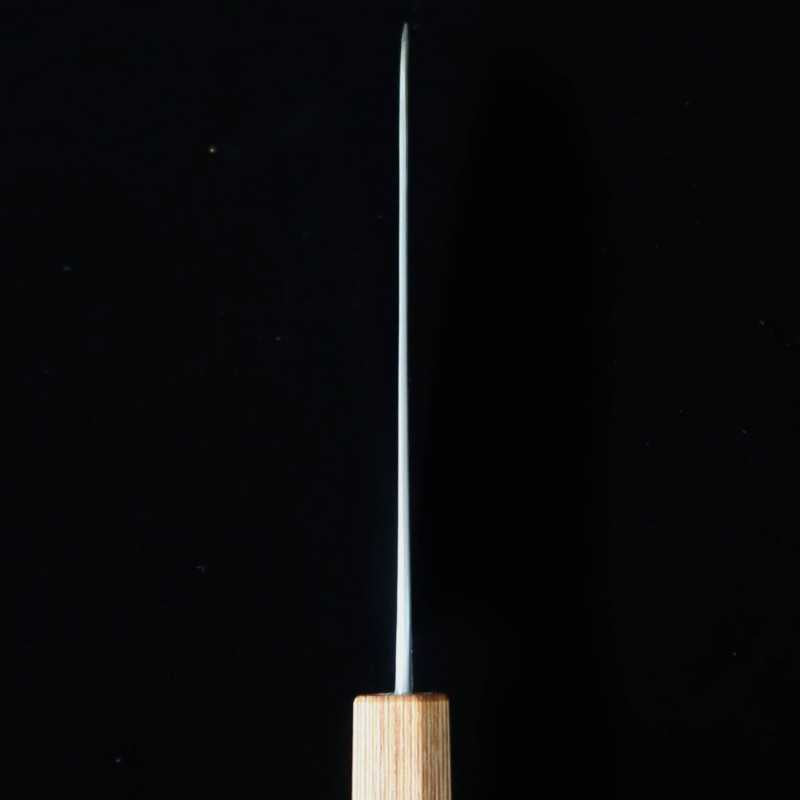 Santoku MIURA Aogami No. 2 with Walnut Octagonal Handle (165mm)