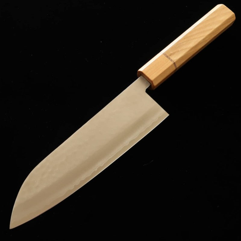 Santoku MIURA V1 martillado mango de fresno sakura (170mm)