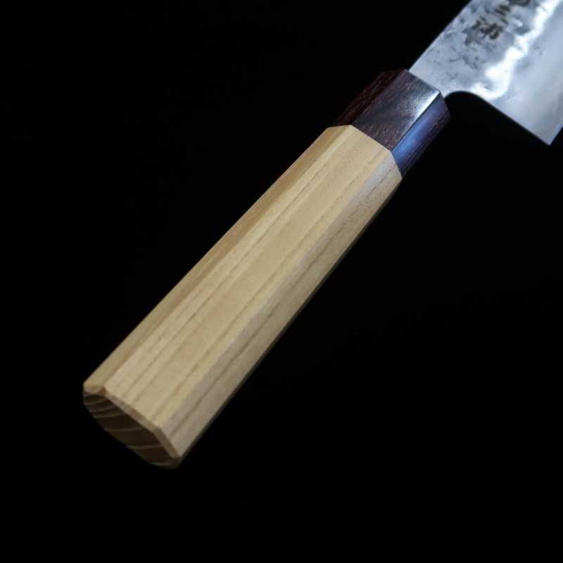 Santoku MIURA Acero inoxidable SLD Acabado Nashiji (165mm)