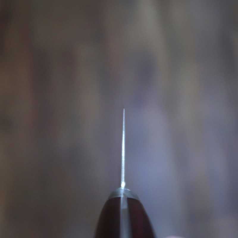 SUISIN INOX PREMIUM Santoku Mango de Micarta Rojo/Negro (180mm)