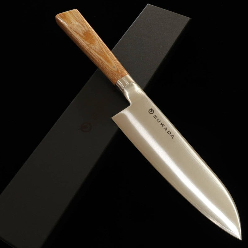 Santoku SUWADA Inox VG10 cabo de madeira (170mm)