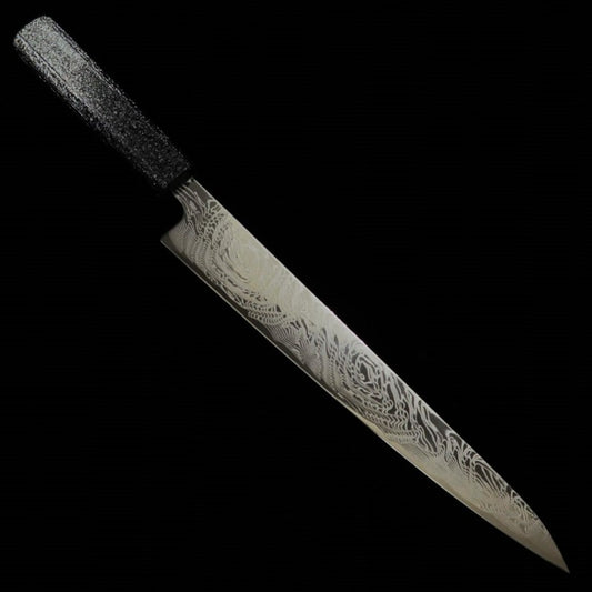 Sujihiki MIURA Uzunami Aço Inoxidável SLD Cabo Personalizado (240mm)
