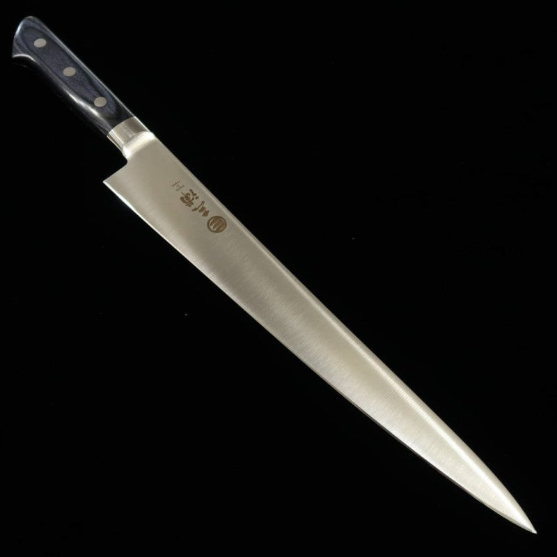 Sujihiki MIURA AUS8, mango laminado azul (240/270 mm)