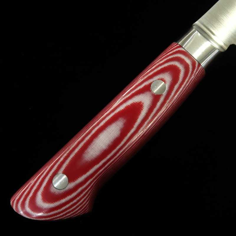 Sujihiki SUISIN INOX PREMIUM cabo em micarta Vermelho/Branco (240/270mm)