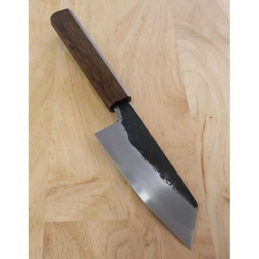 刃道HADO 墨 白紙二号 小文化包丁 樫拭漆柄 (135mm)