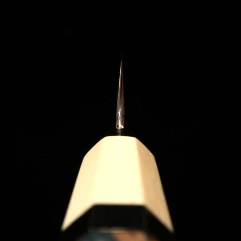 TADOKORO HAMONO Tadokoro Hamono Makoto Espejo Gin3 Sujihiki Mango de Madera Estabilizada (270mm)