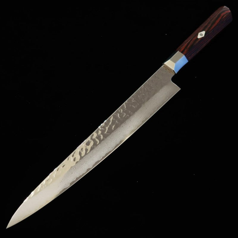 MCUSTA ZANMAI Supreme Hammered VG-10 Damasco Sujihiki (240/270mm)