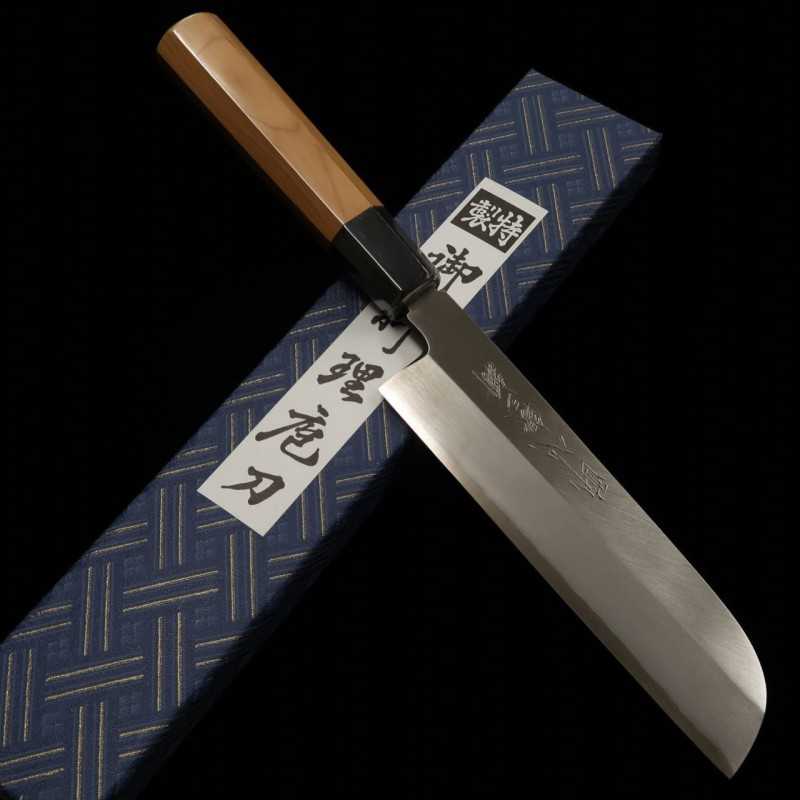 Kamagata Usuba SUISIN Ginsan No. 3, Magnolia Sheath - Reiran Obi - (180mm)