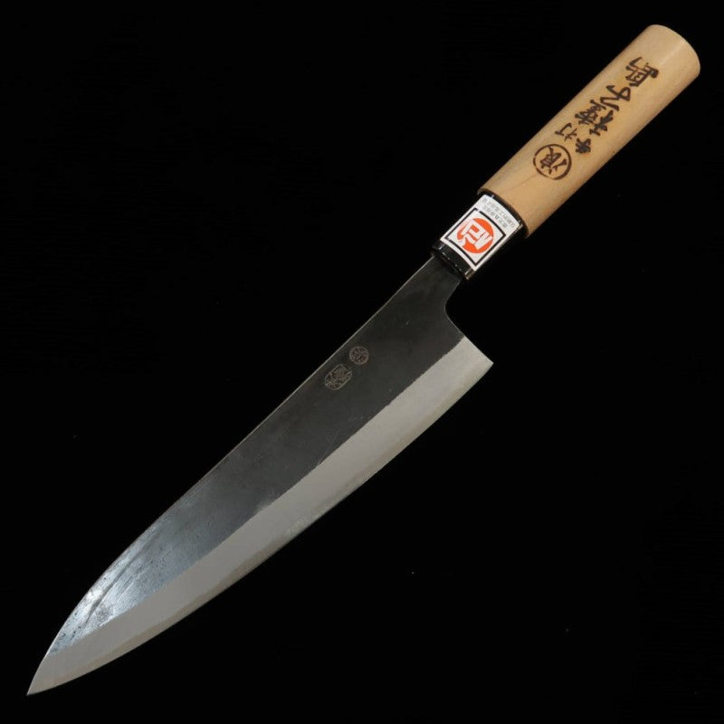 Ikenami Hamono IKENAMI HAMONO Acier blanc n°1, cœur inox, manche en cerisier, couteau polyvalent (130-180 mm)